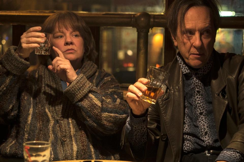 Can You Ever Forgive Me? stars Melissa McCarthy and Richard E Grant