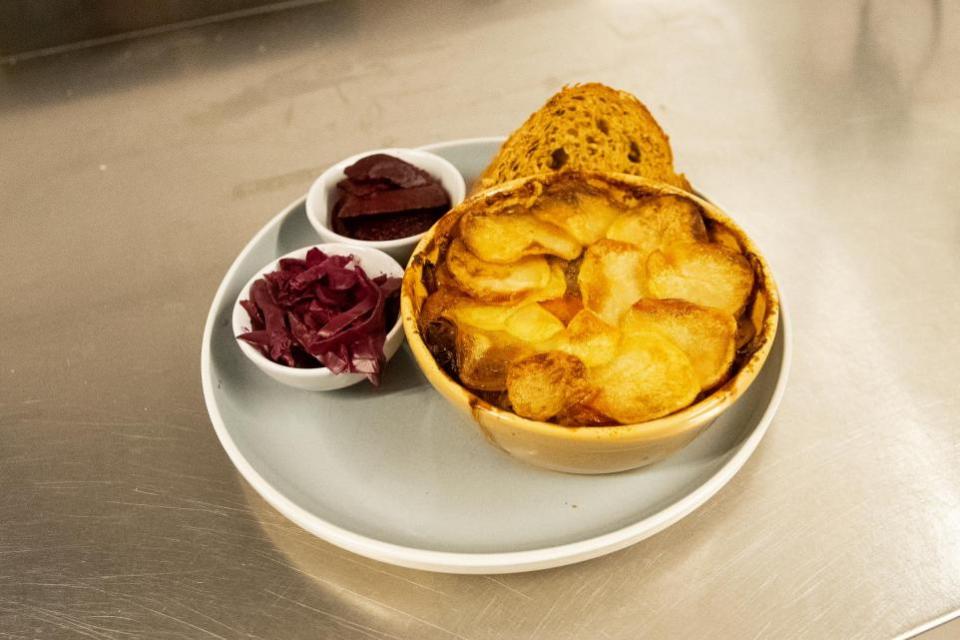 Lancashire Telegraph: Adam Richman tried a Lancashire hotpot made at The Bees Country Kitchen