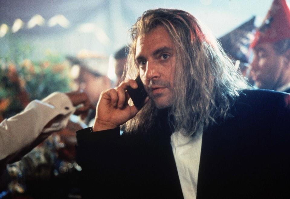 Editorial use only. No book cover usage. Mandatory Credit: Photo by Lightstorm/Kobal/Shutterstock (5879325a) Tom Sizemore Strange Days - 1995 Director: Kathryn Bigelow Lightstorm Entertainment USA Scene Still Scifi