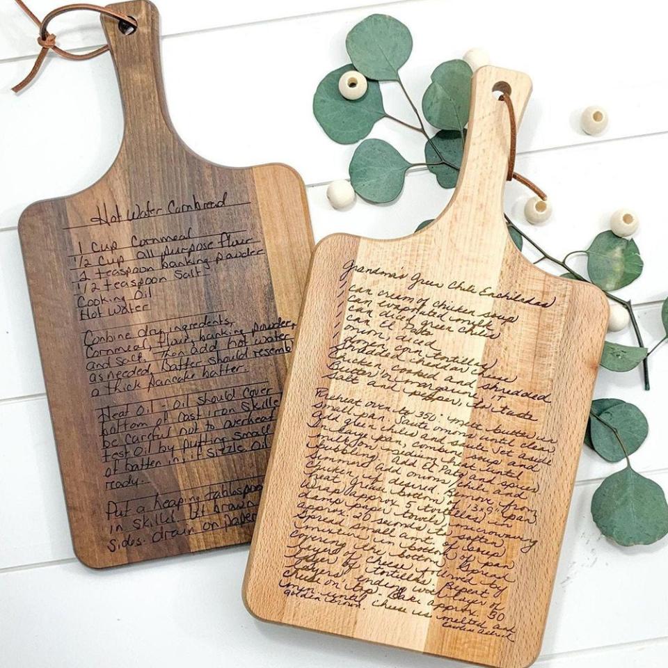 3) Morning Joy Co. Recipe Cutting Board