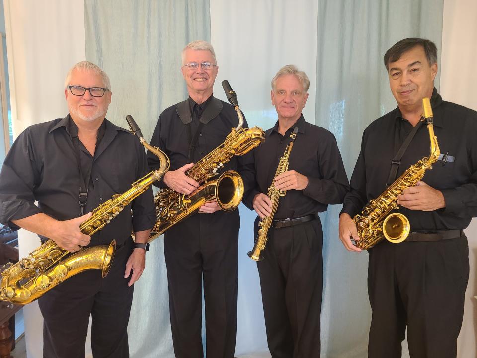 The Adagio Sax Quartet, a small ensemble of Melbourne Municipal Band, will perform a Christmas concert on Sunday, Dec. 10.