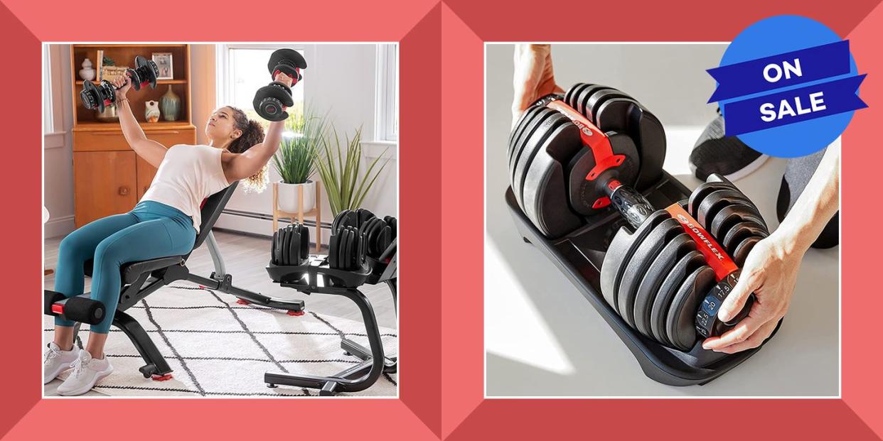 lifting at home with bowflex adjustable dumbbell set