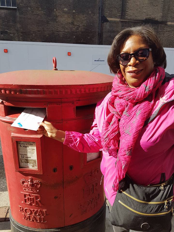 <p>Adrienne Johnson is another London-based US expat who has already voted</p>