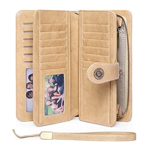 12) Genuine Leather RFID-Blocking Wallet