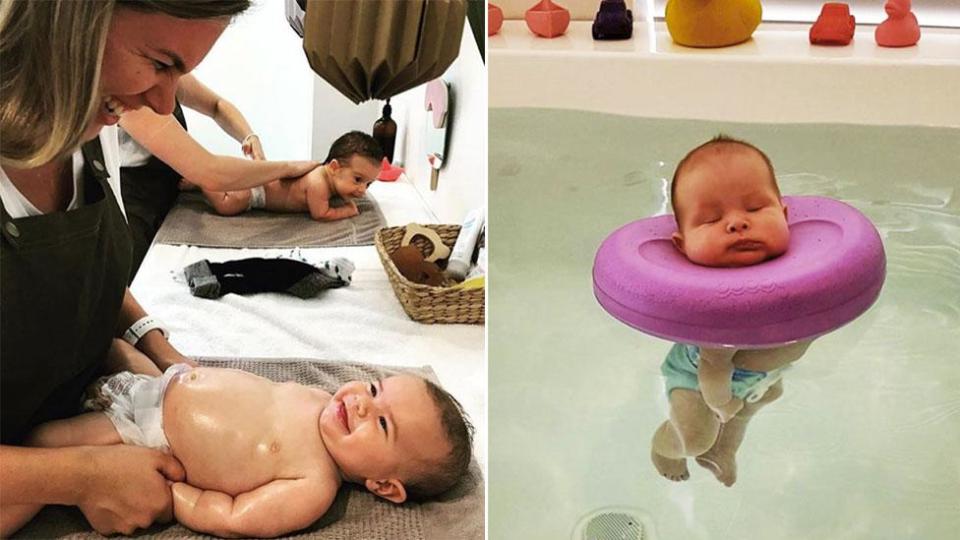 This baby spa will melt your heart