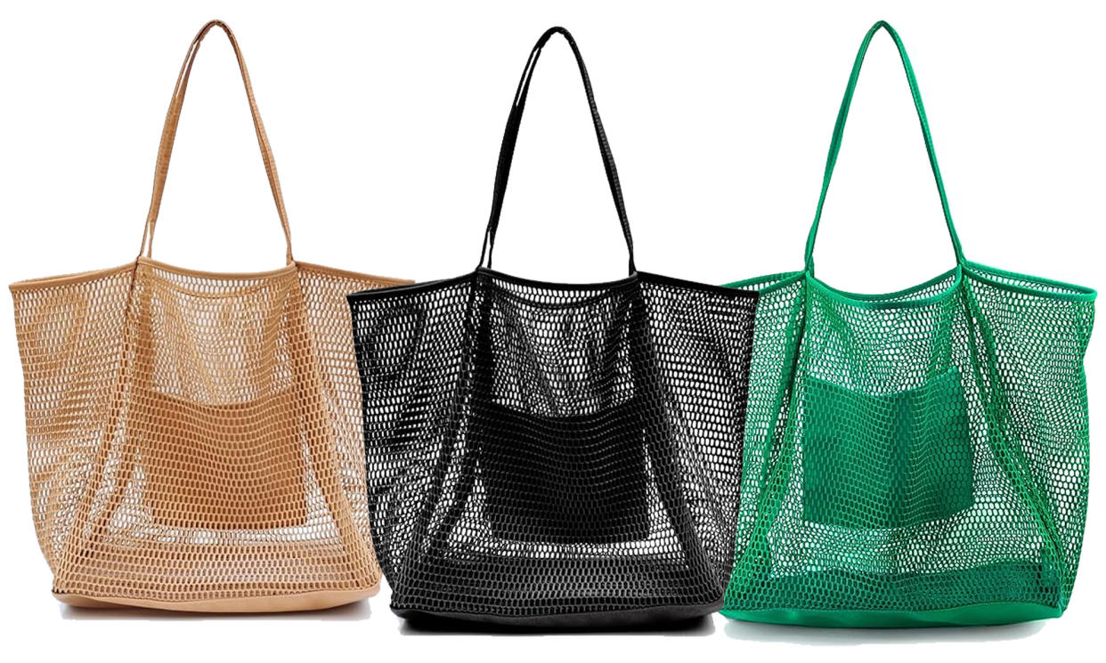 Hoxis Mesh Beach Tote Amazon