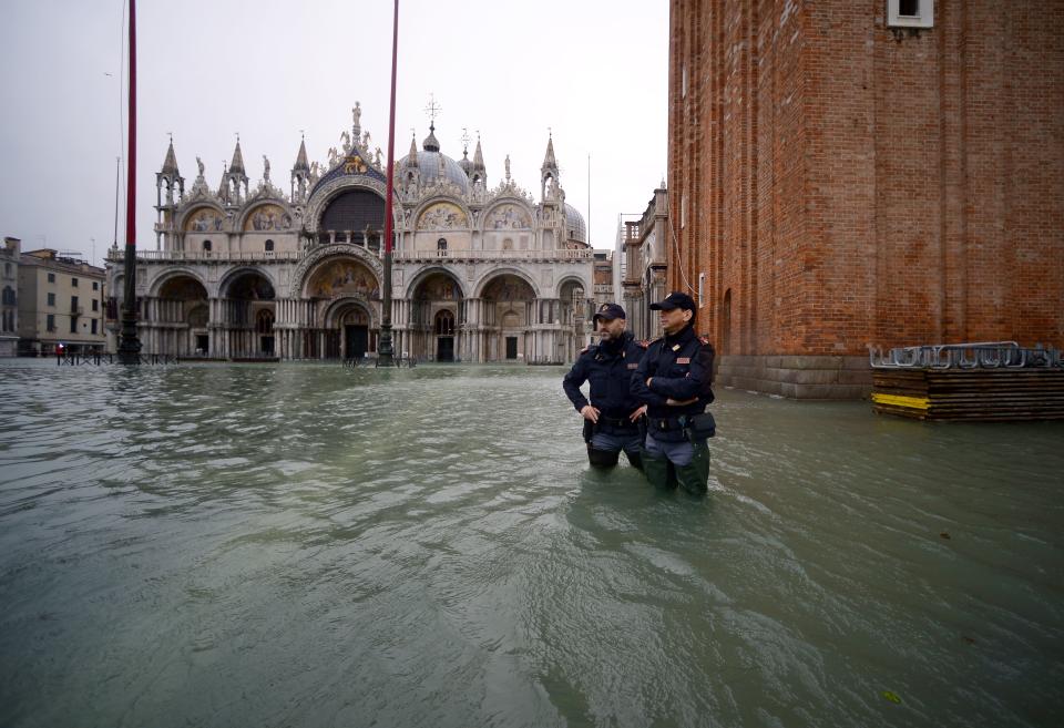 Venice Is Struck By High Water Floods