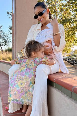 <p>Shay Mitchell/ Instagram</p> Shay Mitchell with her daughters, Atlas and Rome