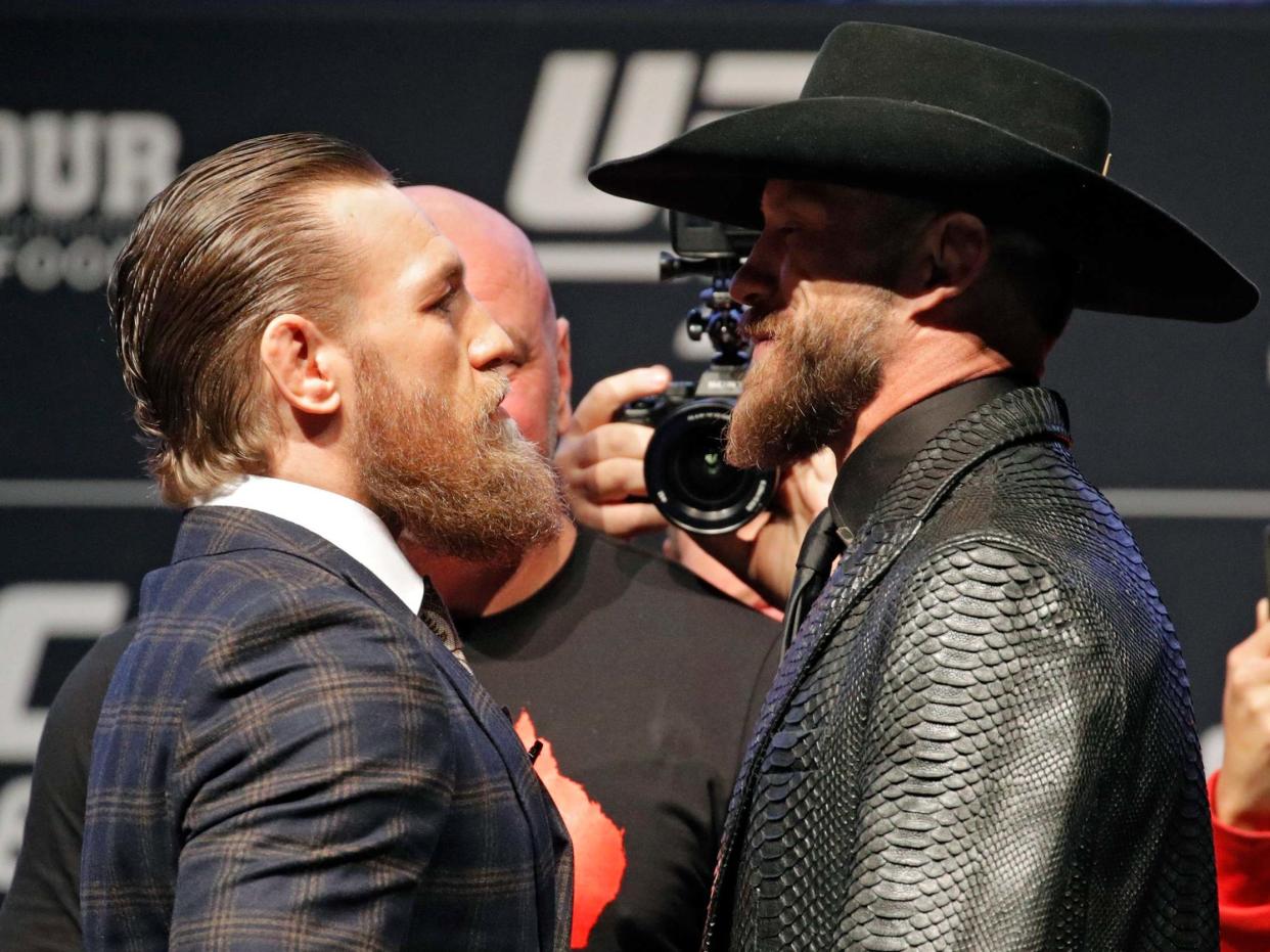 Conor McGregor takes on Donald 'Cowboy' Cerrone at UFC 246 this weekend: AP