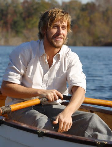 <p>New Line/Kobal/Shutterstock</p> Ryan Gosling in The Notebook