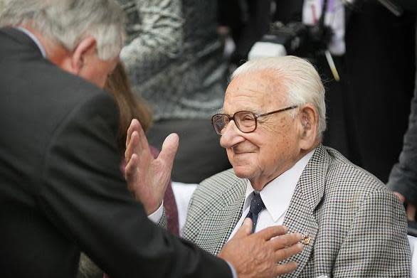 Nicholas Winton organised eight trains that transported 669 children to safety in England from Czechoslovakia: Getty Images