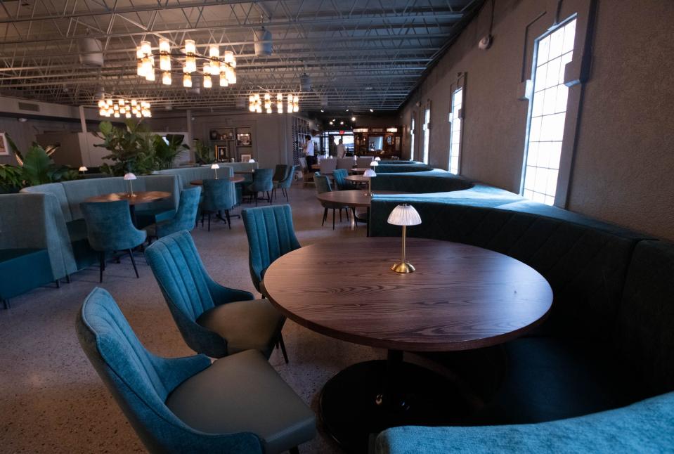 The Horn Room at the new Pearl & Horn Restaurant on Barrancas Avenue in Pensacola on Wednesday, Dec. 20, 2023.