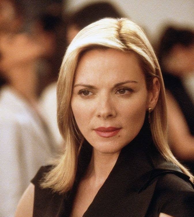 Closeup of Samantha Jones in "Sex and the City"