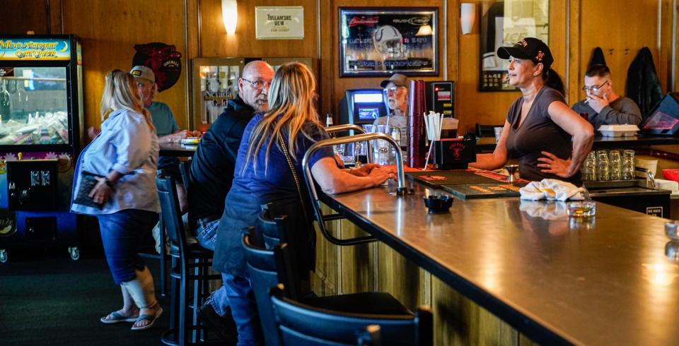 The lunch rush winds down at Jimmy B’s Eatery and Pub, 10598 N College Ave., in the Home Place neighborhood of Carmel Ind., on Thursday, June 8, 2023. 