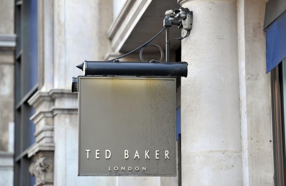 Ted Baker has revealed a rise in sales ahead of its US takeover (Nick Ansell/PA) (PA Archive)