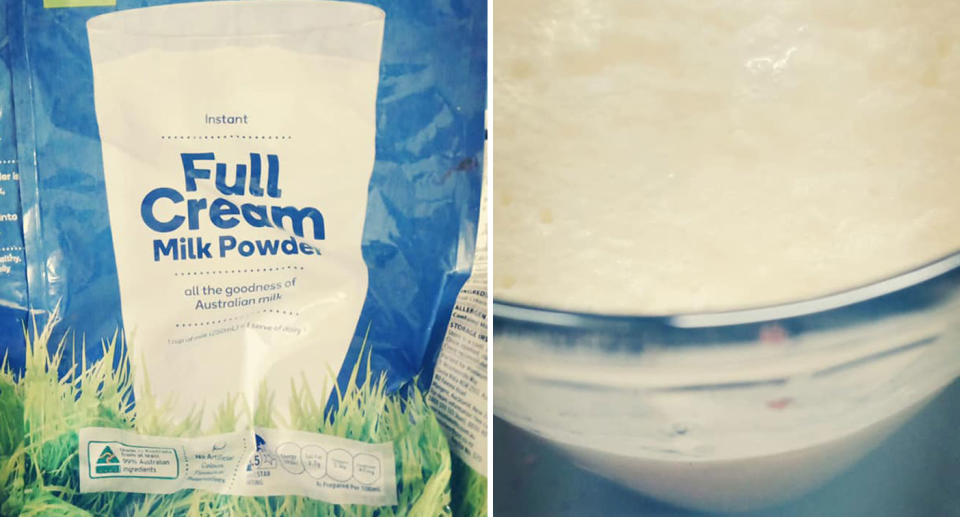 Mum outraged after Woolworth's powdered milk gives her daughter food poisoning