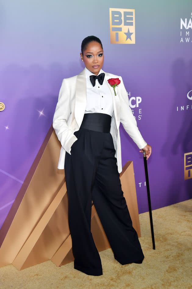 Keke Palmer attends the 55th NAACP Image Awards.