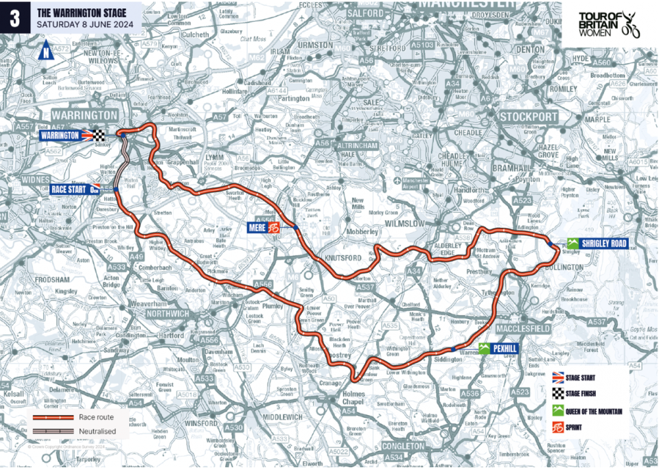 Stage 3: Cheshire (Tour of Britain Women 2024)