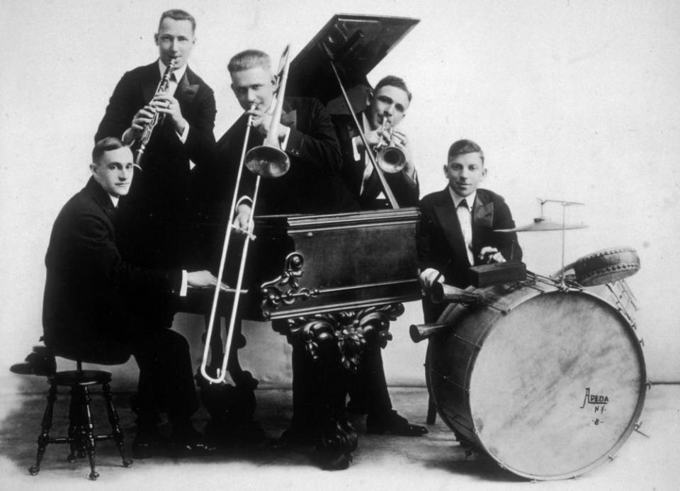 Original Dixieland Jazz Band in 1917.