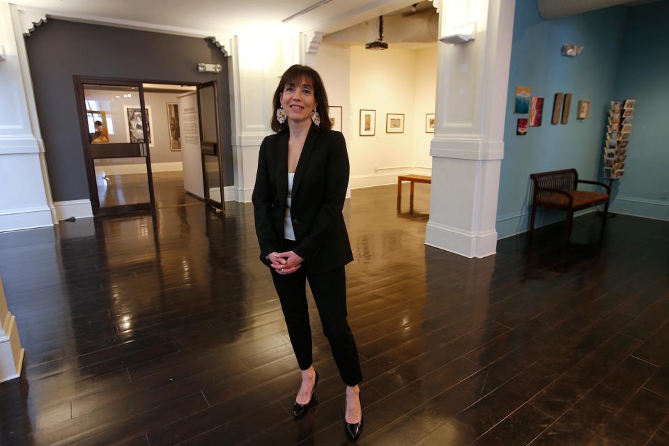 The new New Bedford Art Museum director Suzanne de Vegh.
