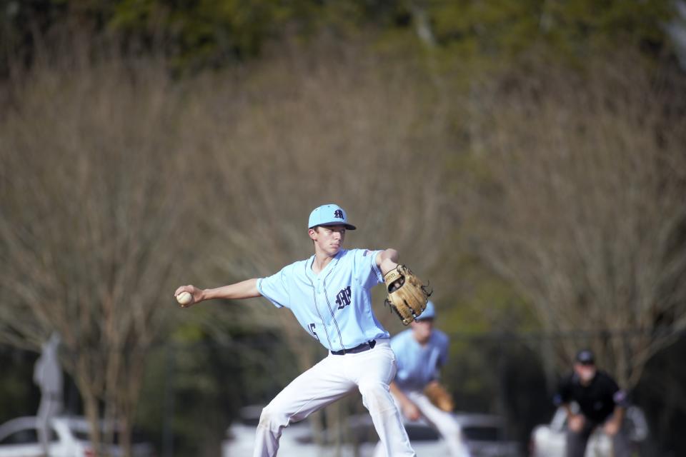 Florida High and Maclay baseball tie after 7th inning Maclay homerun at Maclay School on Thursday, March 7, 2024.