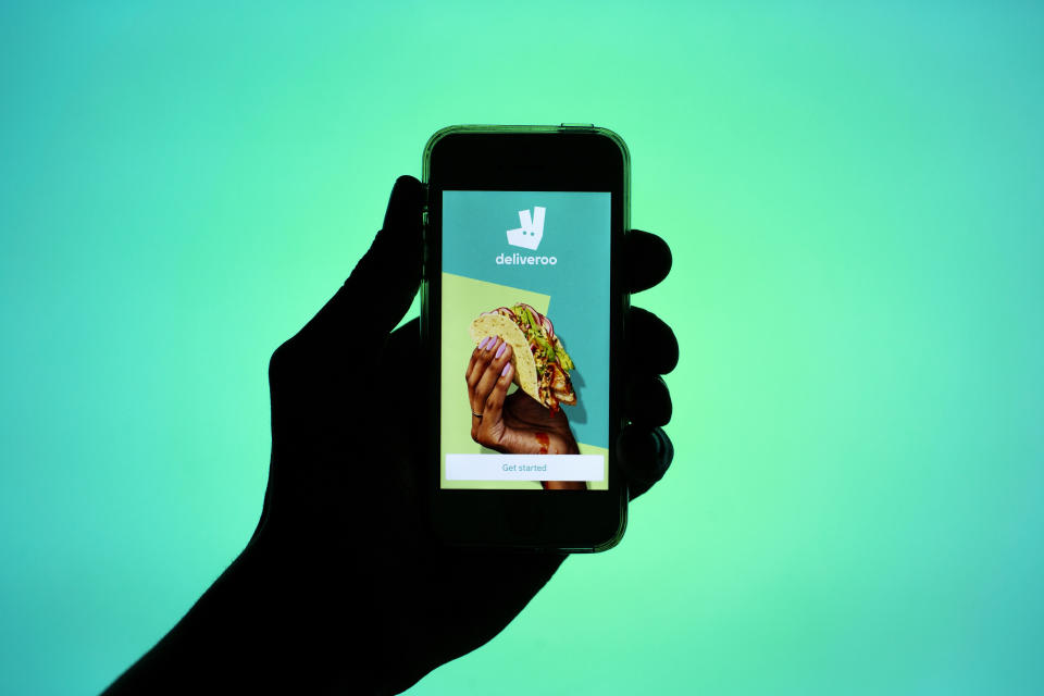 Deliveroo sold shares at 390p in its IPO but the company's share price promptly sunk 30% on Wednesday. Photo: Thiago Prudencio/SOPA/LightRocket via Getty