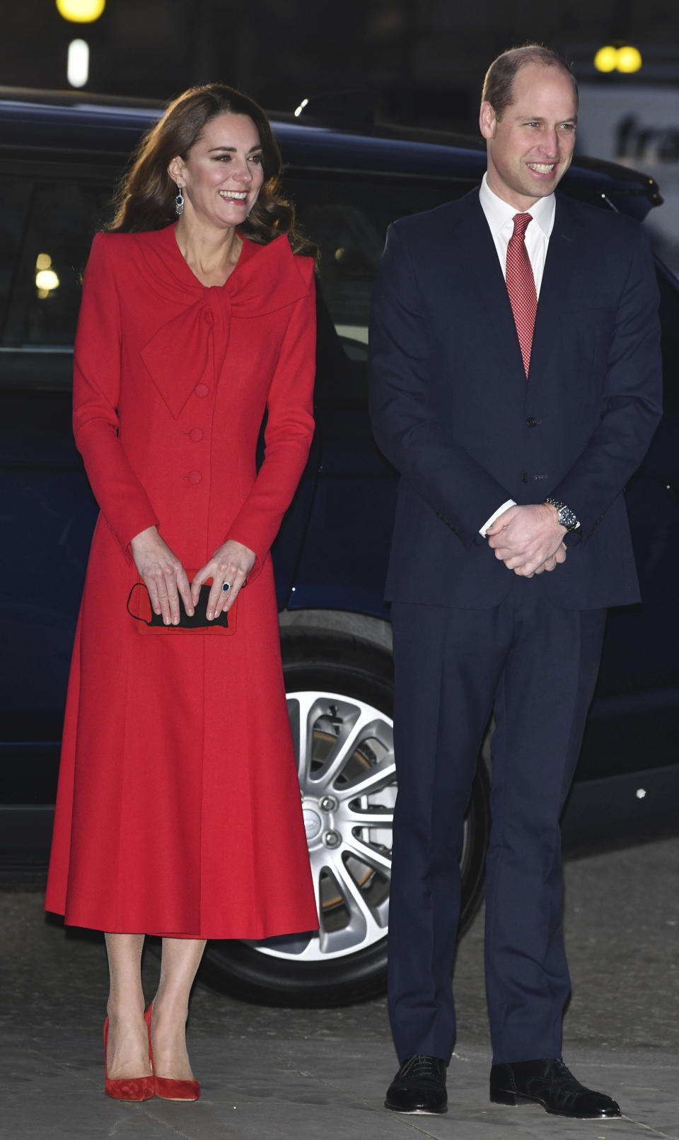 Prince William and Kate Middleton are seen at the “Together At Christmas” community carol service at Westminster Abbey. - Credit: KGC-03/STAR MAX/IPx
