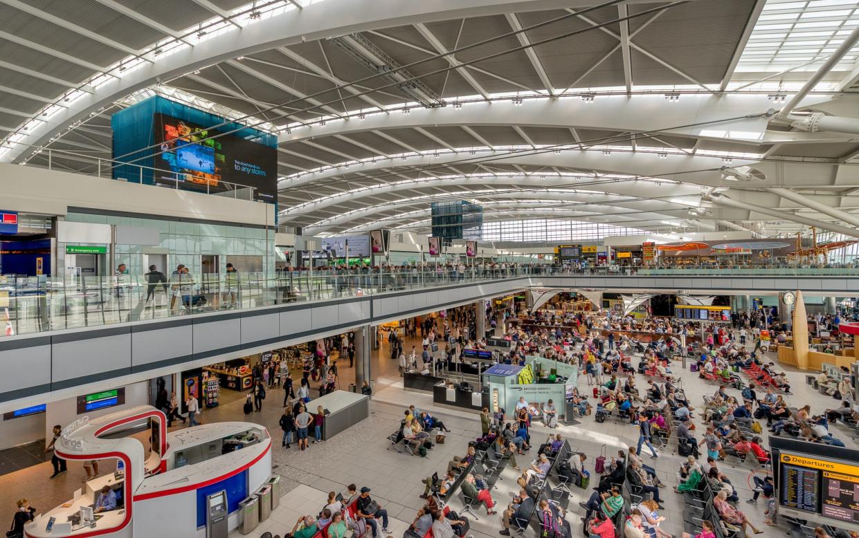 Heathrow airport says it has a policy that 'no nationality, religious or political items can be worn by staff whilst on duty'