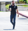 <p>Brian Austin Green makes a quick visit to Starbucks while out on Wednesday in Calabasas, California.</p>