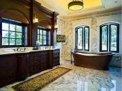 One of the home's eight bathrooms.