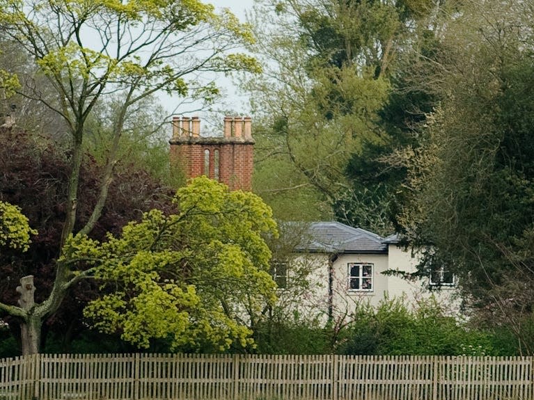 A general view of Frogmore Cottage on April 10, 2019, in Windsor, England.