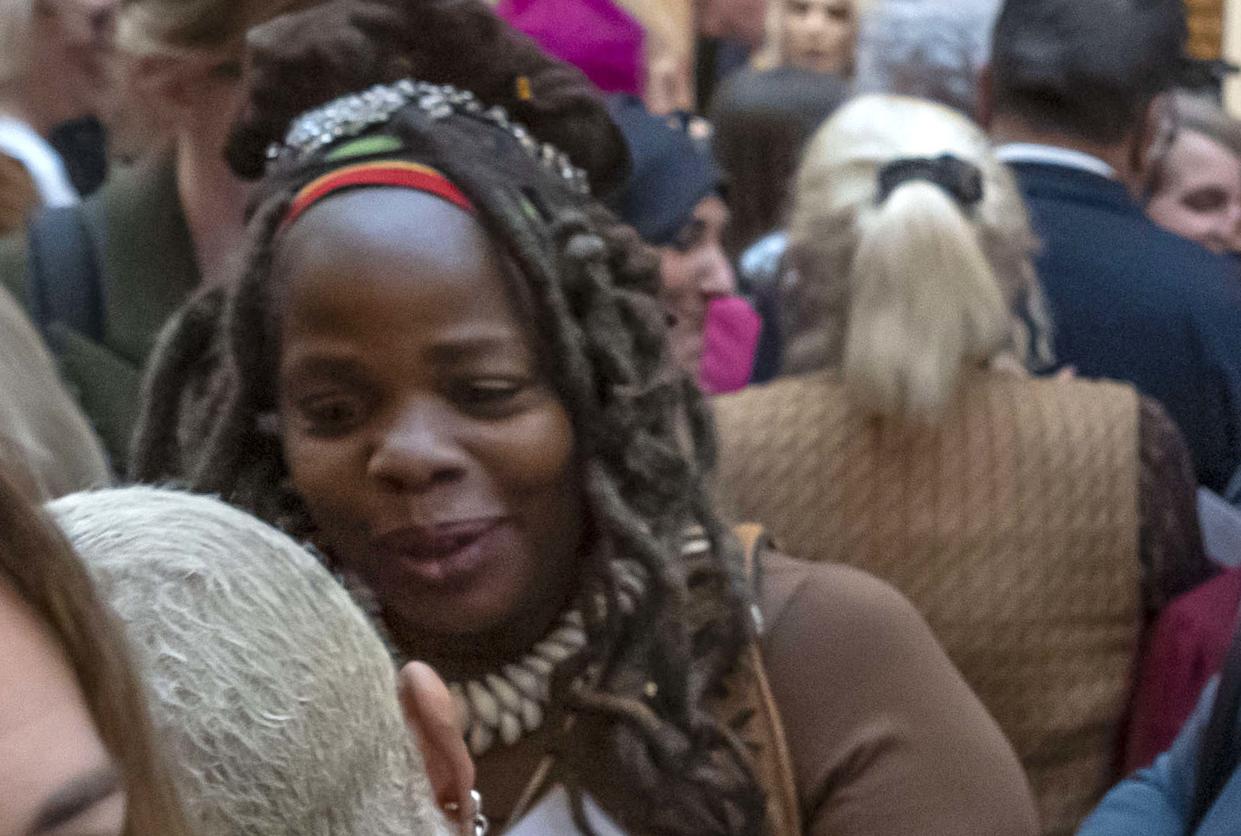 File photo dated 29/11/2022 of Ngozi Fulani at a reception at Buckingham Palace, London. The prominent black advocate for survivors of domestic abuse has revealed how she was repeatedly asked by a member of the Buckingham Palace household at the Queen Consort's reception where she 