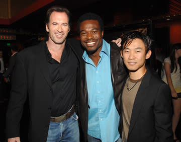 Scott Patterson , Lyriq Bent and producer James Wan at the Los Angeles premiere of Lionsgate Films' Saw IV