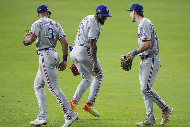 Rangers build big early lead off Valdez, hold on for 5-4 win over Astros to  take 2-0 lead in ALCS – KGET 17