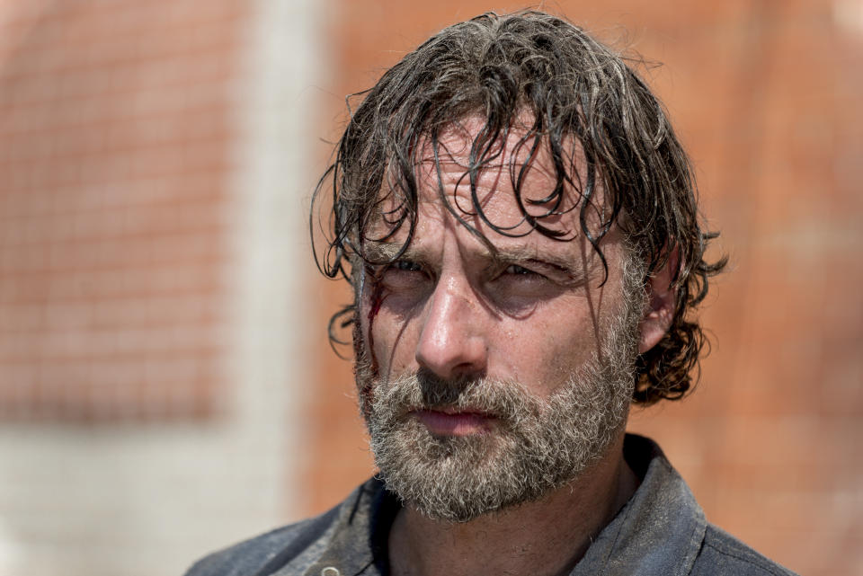 Rick Grimes with his resting Rick face. (Photo: Gene Page/AMC)