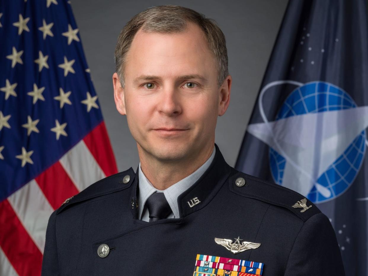 U.S. Space Force Col. Nick Hague.