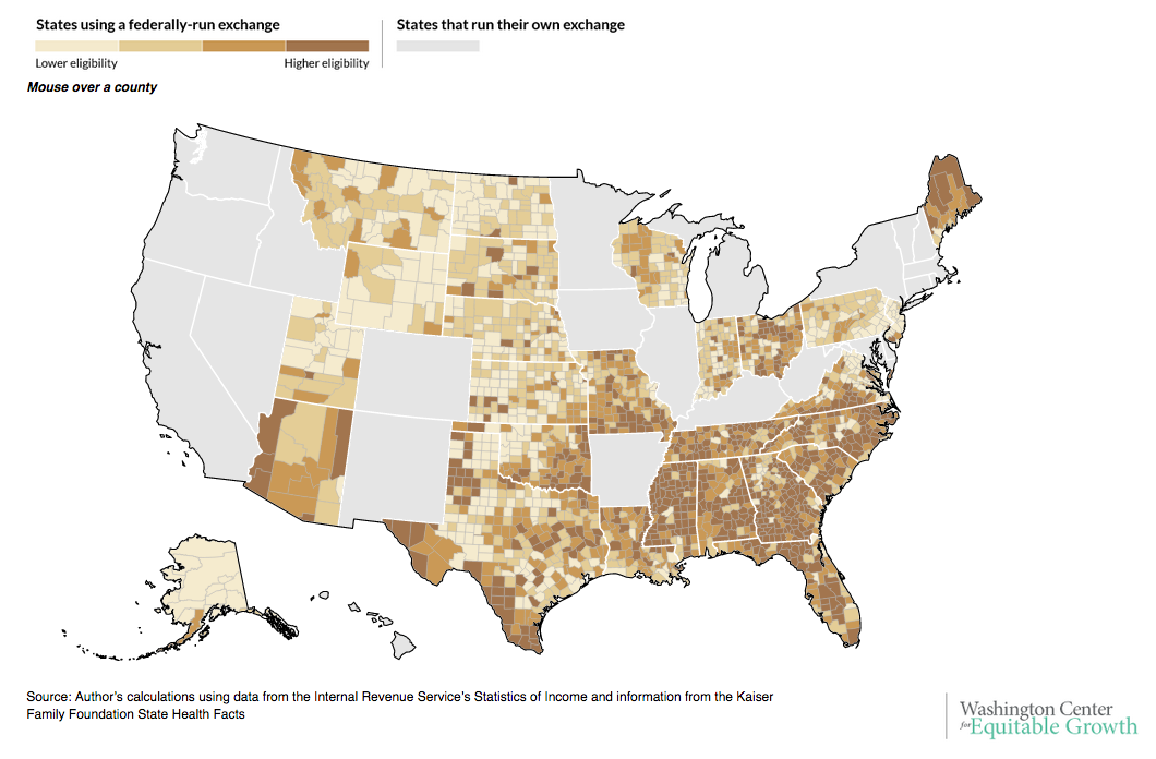 obamacare map