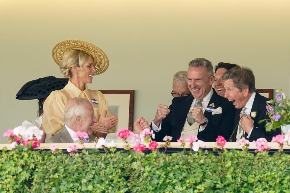 Zara Tindall and Neil Wilson, Chairman of VRC (Getty Images for Ascot Racecours)