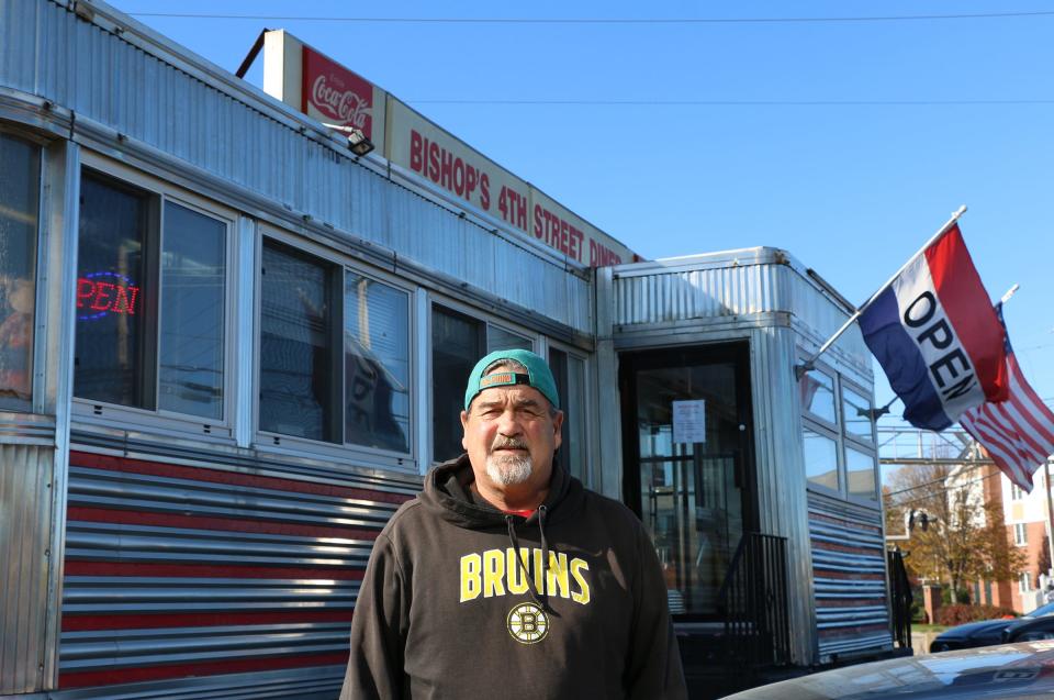 Steve Bishop owns Bishop's 4th Street Diner in Newport with his wife Vicki.