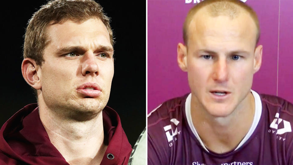 Daly Cherry-Evans, pictured here alongside Tom Trbojevic.