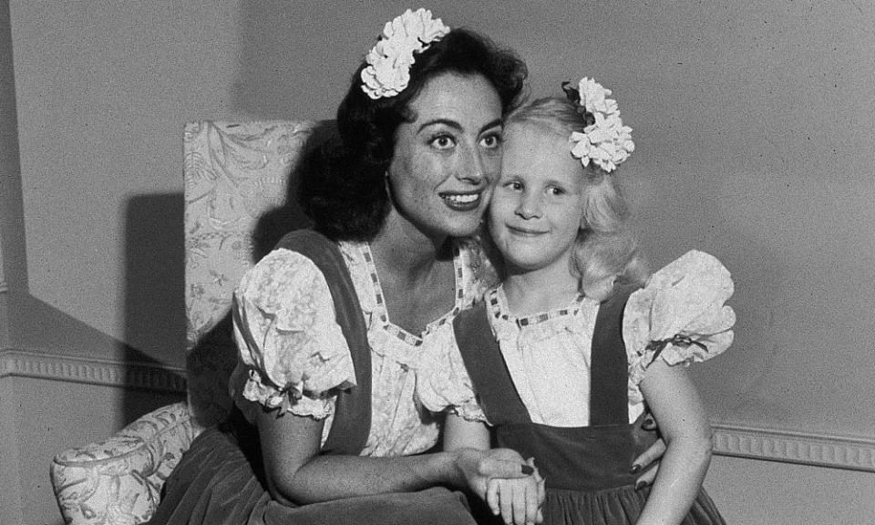 Joan Crawford with her adopted daughter Christina.