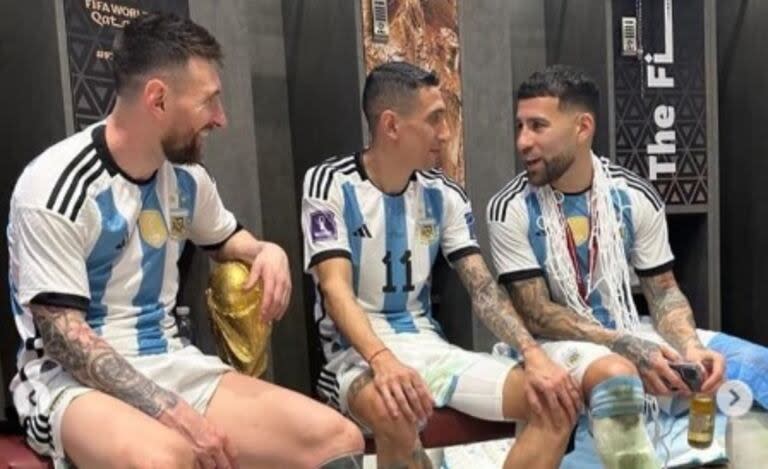 Messi, Di María y Otamendi, tres caciques del seleccionado argentino que de veteranos extienden sus carreras en el exterior