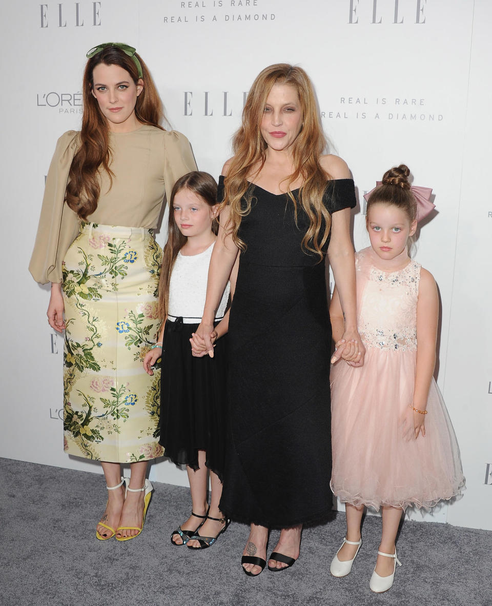 Riley Keough and Lisa Marie Presley (Jon Kopaloff / FilmMagic)