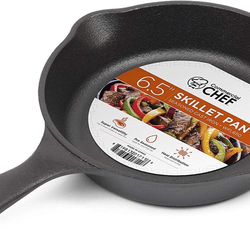 Commercial Chef cast iron skillet