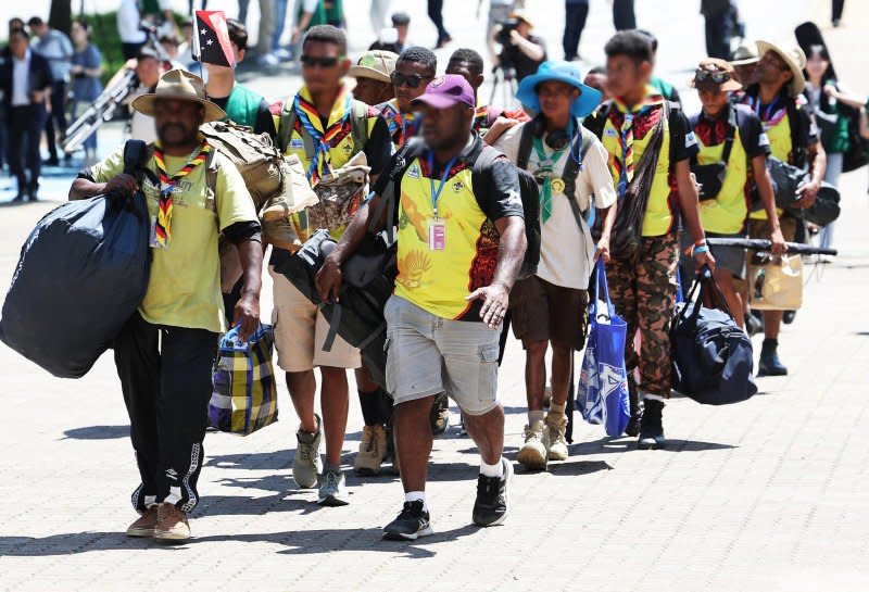 Scouts left the campground in the southwestern town of Buan after a scorching heatwave and subpar conditions cast a pall over the jamboree. Photo by Yonhap