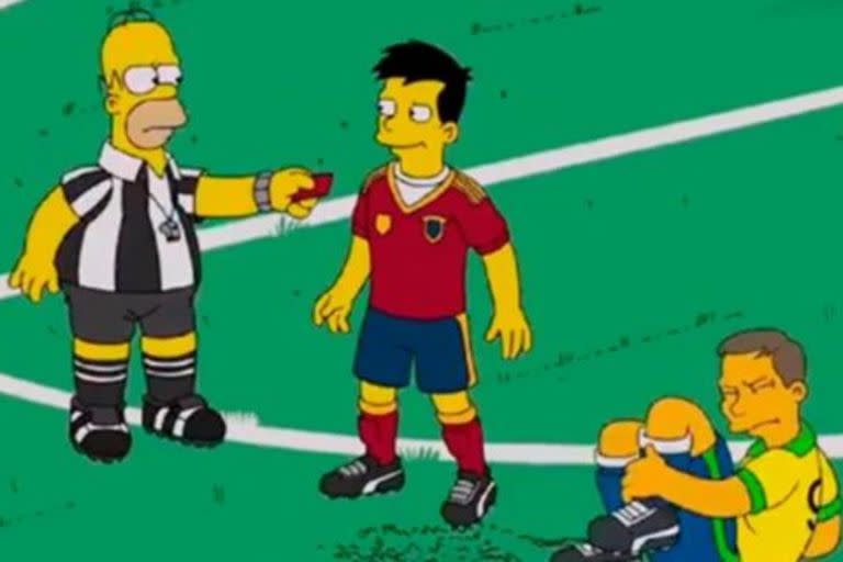 The World Cup in Qatar 2022 has already begun.  and users found similarities with episodes of The Simpsons