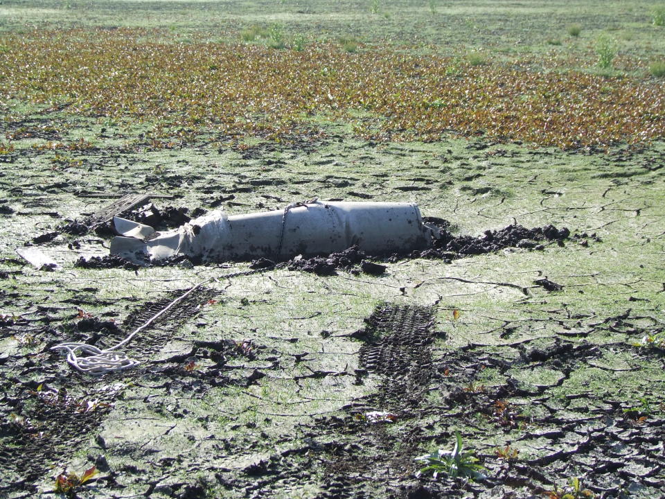 Florida Fish and Wildlife Conservation biologists discovered a military airplane external fuel tank in Lake Munson on March 17, 2011. The lake is undergoing a drawdown and the tank was not discovered during the previous drawdown in 1999-2000.  Though unexplained at first, a former Tallahassee airport employee came forward to report the tank was dropped there in 1962 by a military plane making an emergency landing at the airport.