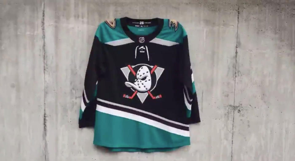 Anaheim’s decision to throw it back with its new uniform is something else. (Twitter/@NHLBlinn)