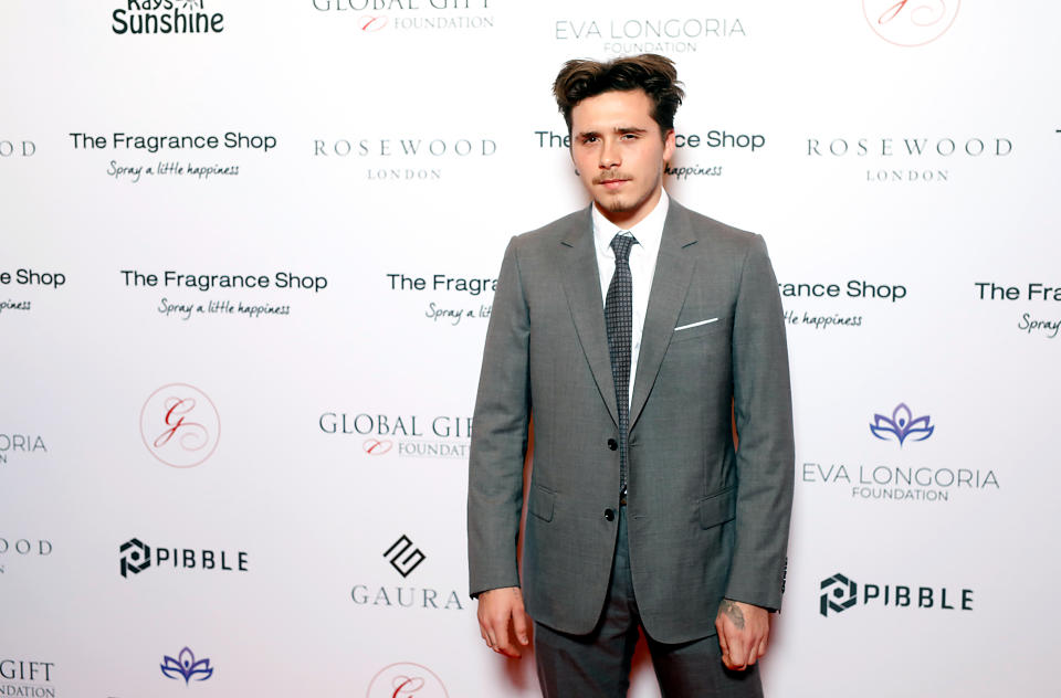 Brooklyn Beckham attending the 9th Annual Global Gift Gala held at the Rosewood Hotel, London.