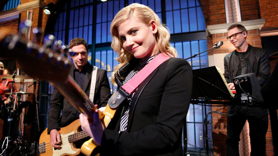 Marnie Stern working on Late Night with Seth Meyers